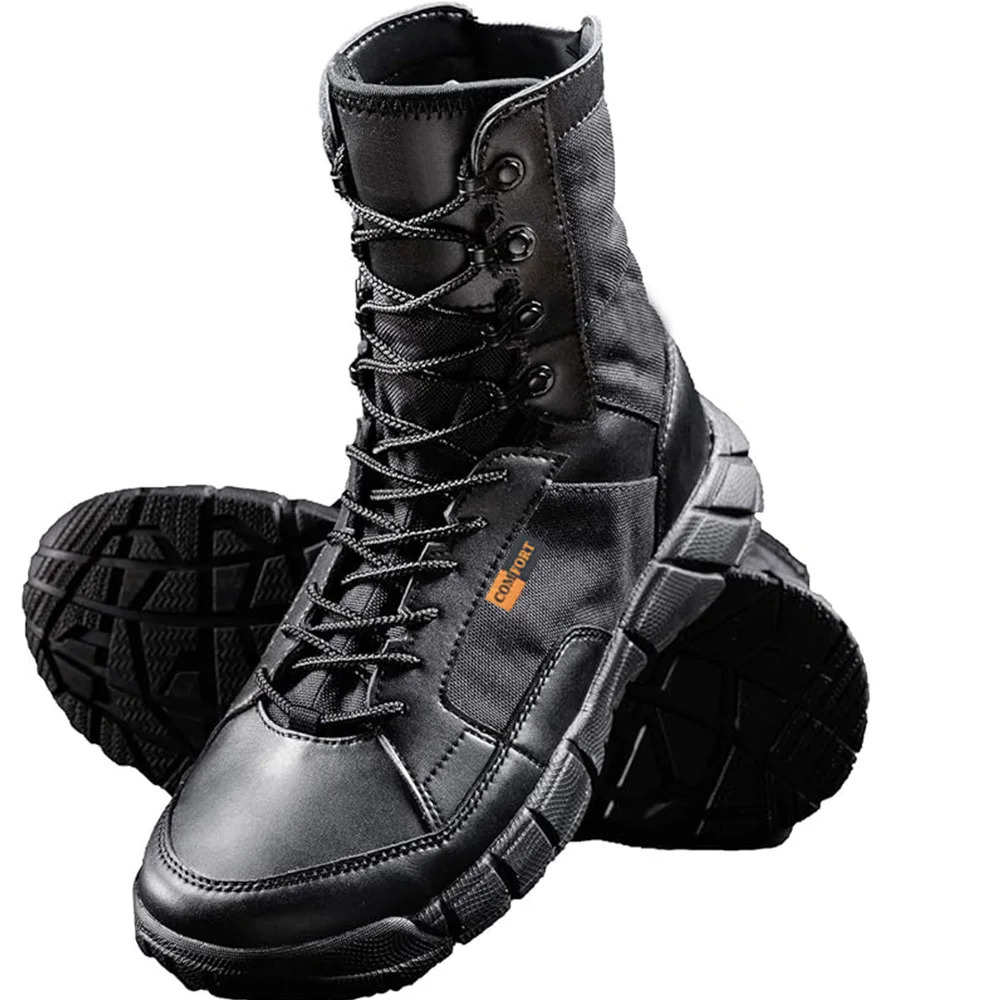 Lightweight Mens Tactical Shoes Combat Boots Training Lace Up Waterproof Outdoor Botas Hiking Breathable Shoe251020