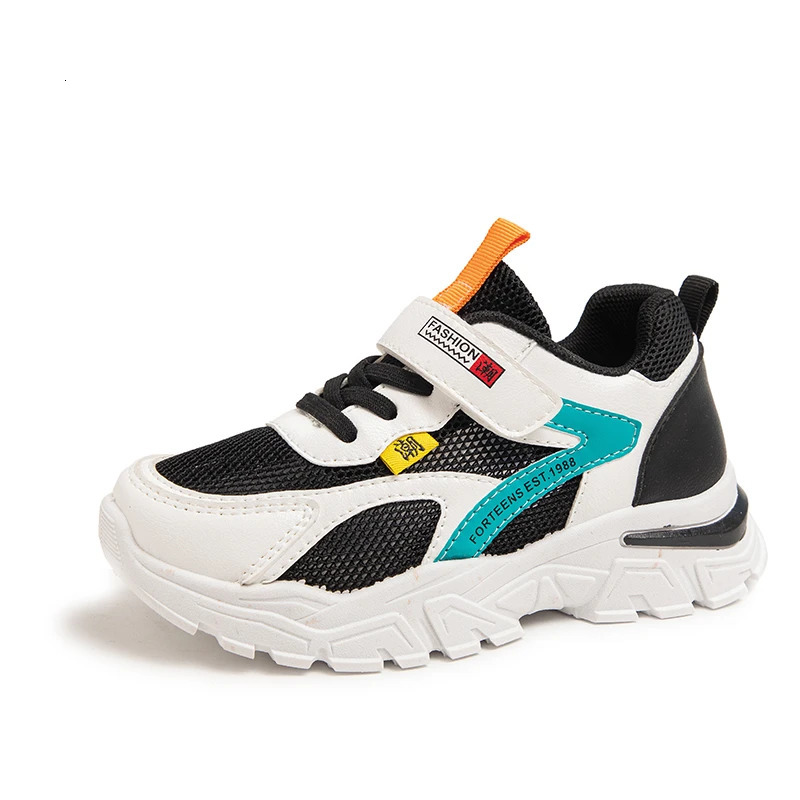 Children Sneaker Boys Casual Shoes Black Leather Flat Student Walking Nonslip Girl Lightweight Sports Tennis Footwear 251014