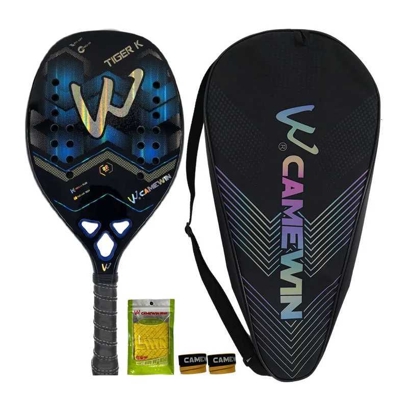 TIGER Kevlar Camewin Beach Tennis Racket Adult Professional Carbon Frame 320g Feminino New With Bag Gift 2024 W251021