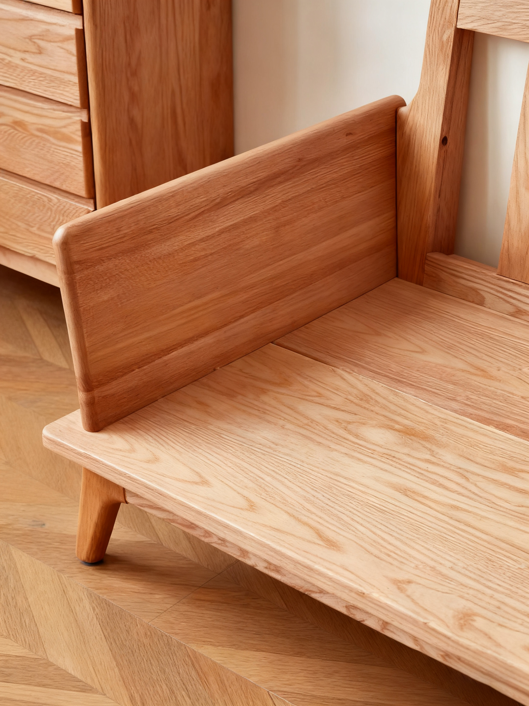 Stylish Modern Couch Featuring Robust Hardwood Construction from North America