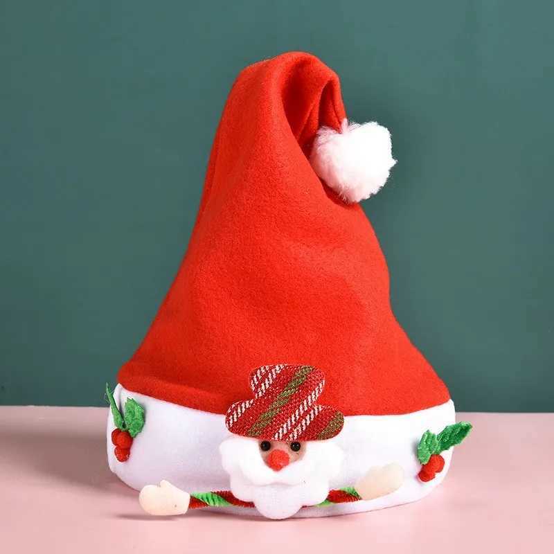16year Kids Christmas Hat Cute Long Tail Ball Children Knitted Hats Baby Winter Warm Woolen Beanies Boy Girl New Year Accessory J251021