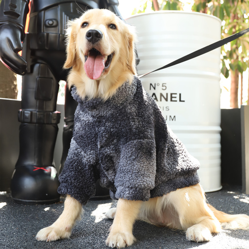 Cold-Weather Dog Jacket/Coat for Big Dogs in Fall & Winter, Warm Pet Apparel for Labrador, Samoyed, Golden Retriever & Border Collie
