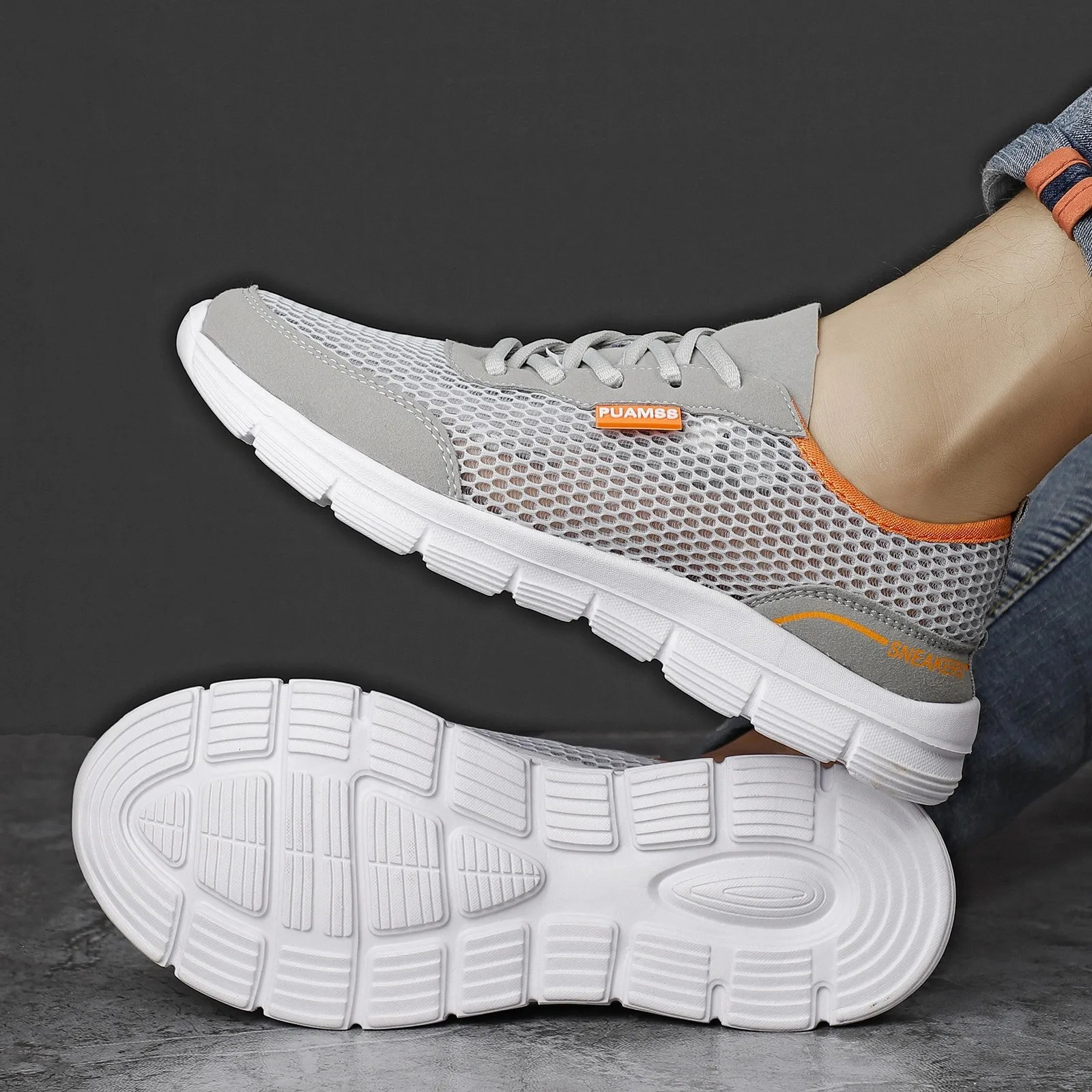 Men Aqua Shoes Outdoor Breathable Beach Shoes Lightweight Quickdrying Wading Shoes Sport Sneakers Shoes 251017