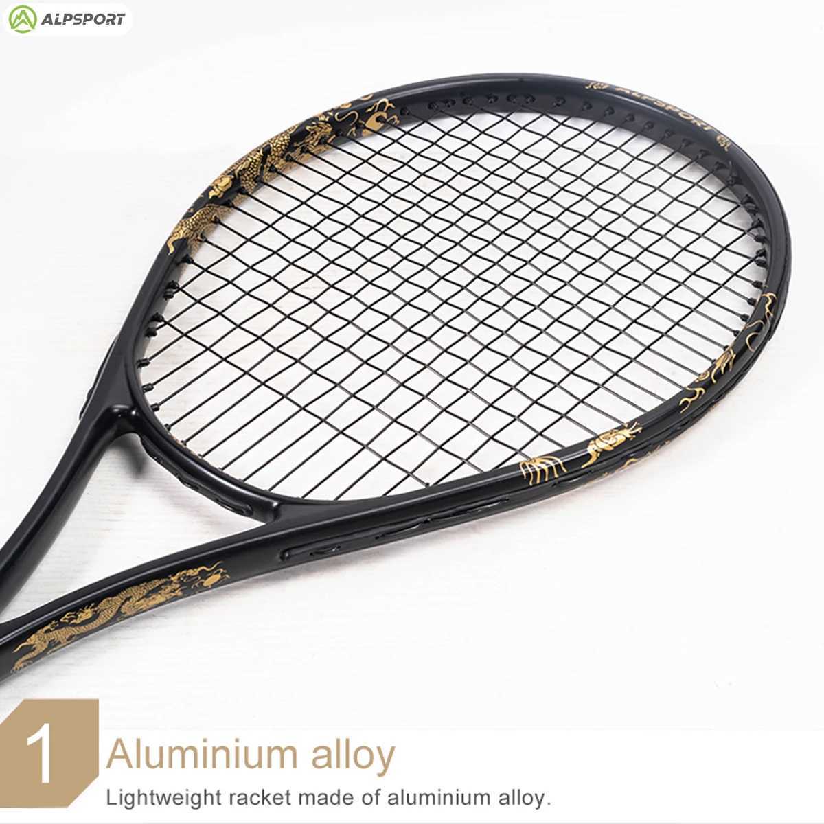 ALPSPORT JL T800 Carbon Fiber Tennis Racket 8K Professional Training Racket with Bag Adjustable Strap Men Women W251021