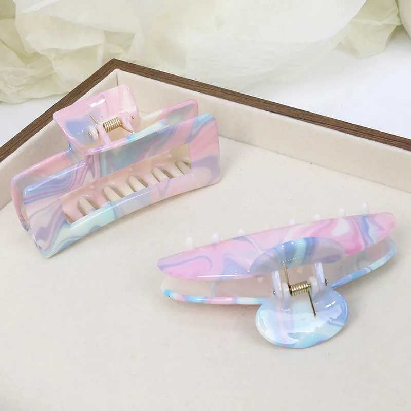 3 PCS High Quality Acrylic Hair Clips Plate Hair Grab Clip Shark Clip Girls Shopping Hundred Hair Clips Daily Hair AccessoriesW254021