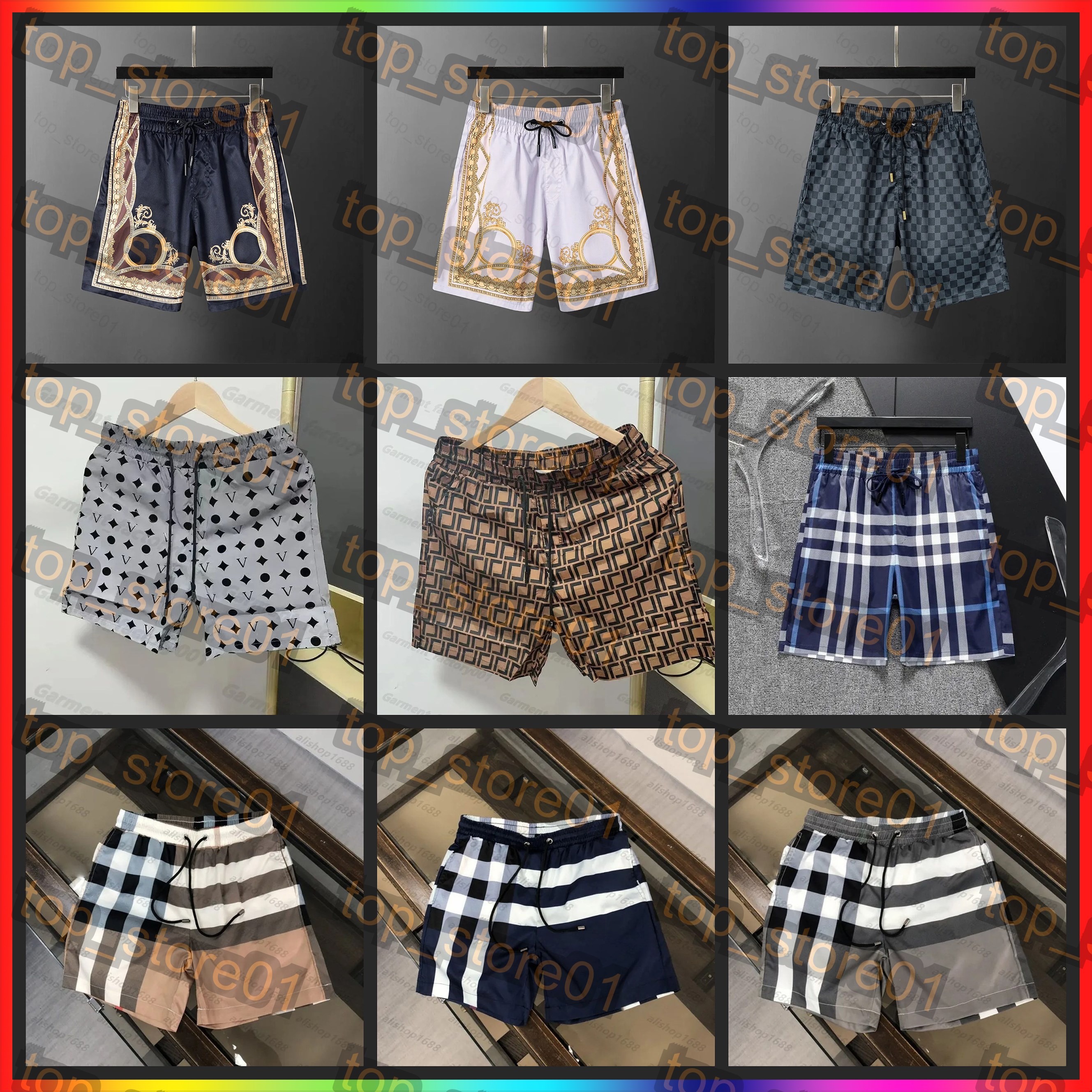 Fashion Mens Designers shorts Quick Drying SwimWear Printing 2025 Summer Board Beach Pants Men Swim Short