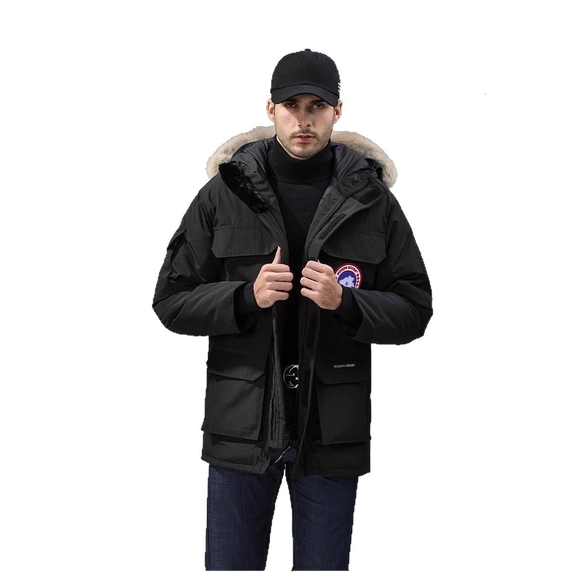 Winter Windproof Jacket For Men Designer Hoodie Jacket Tracksuit Men Polo Veste Coat With Detachable Hood, Workwear Jacket, Fleece-lined, Thickened, W