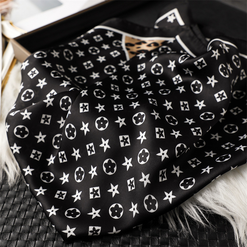 hot Free delivery designer Shawl draped Fashionable and minimalist scarf silk scarf for women warm and soft