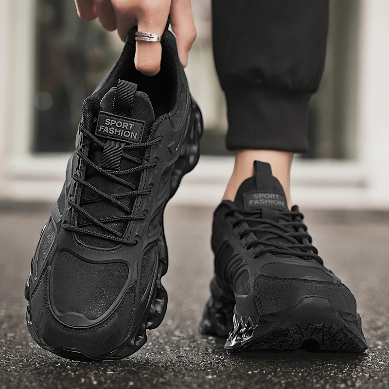 YRZL Men Sports Shoes Breathable Mesh Comfortable Lightweight Outdoor Walking Shoes Non Slip Athletic Shoes For Men 251017