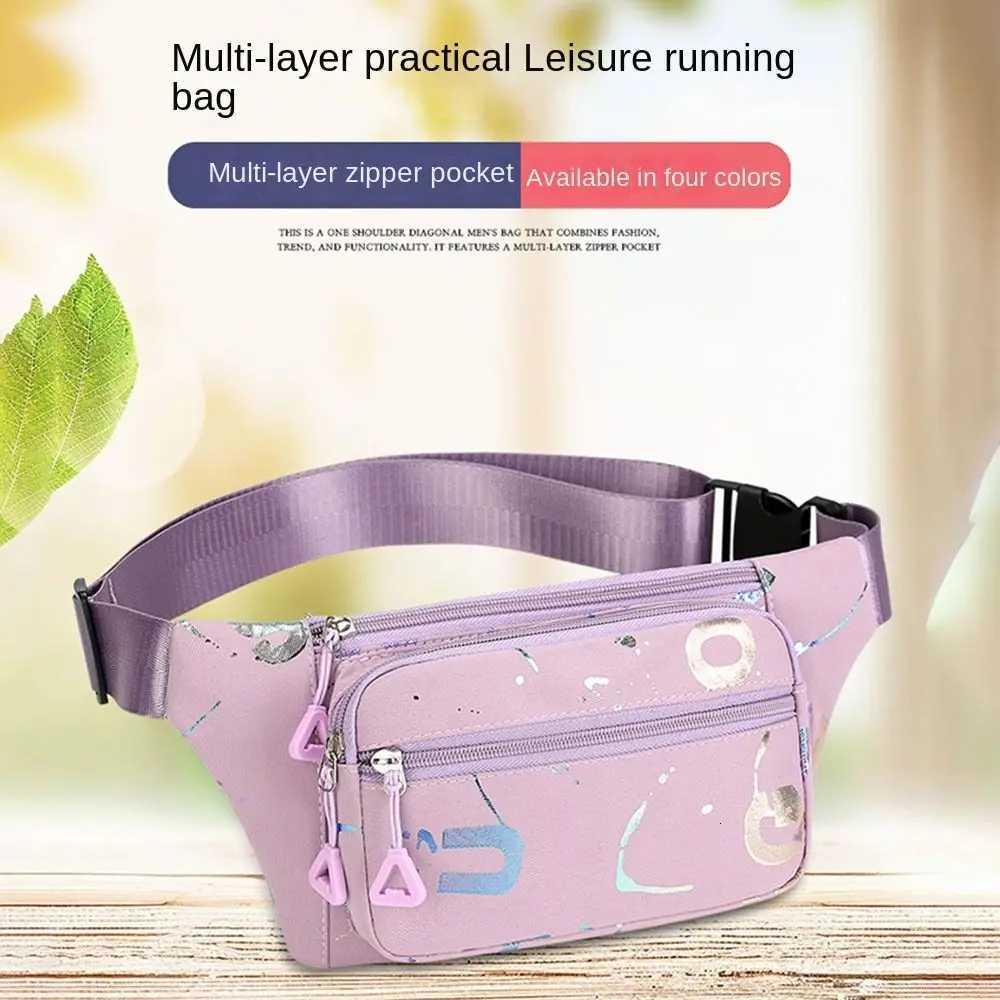 Hot Stamping Letters Sport Waist Bags Waterproof Crossbody Chest Bags Women Waist Bags Multifuntional Messenger Shoulder Bags Z251021