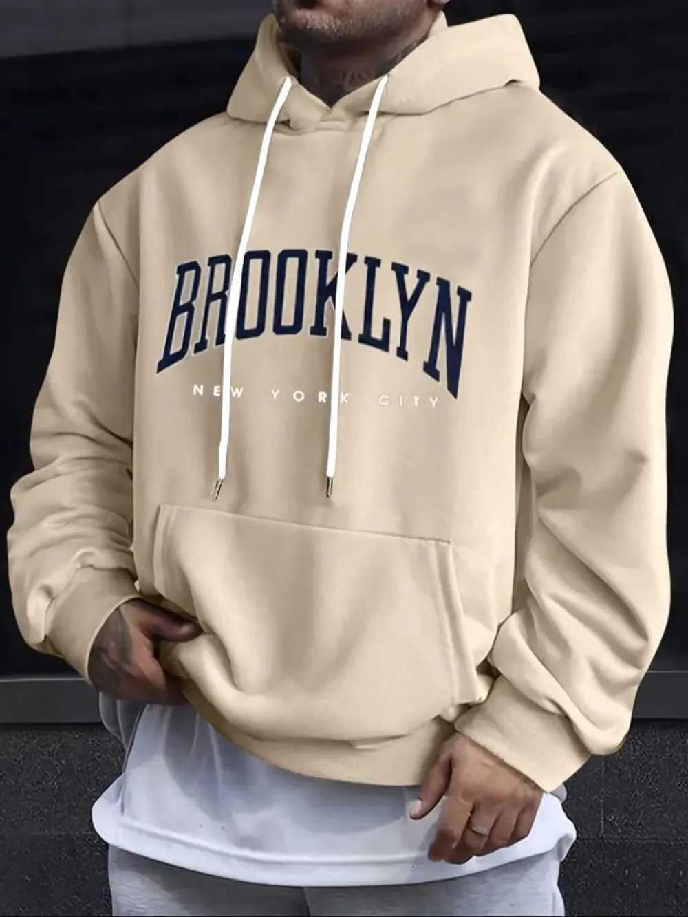 Hot selling new mens autumn fashion letter print comfortable and soft hoodie outdoor urban sports casual wear W251021