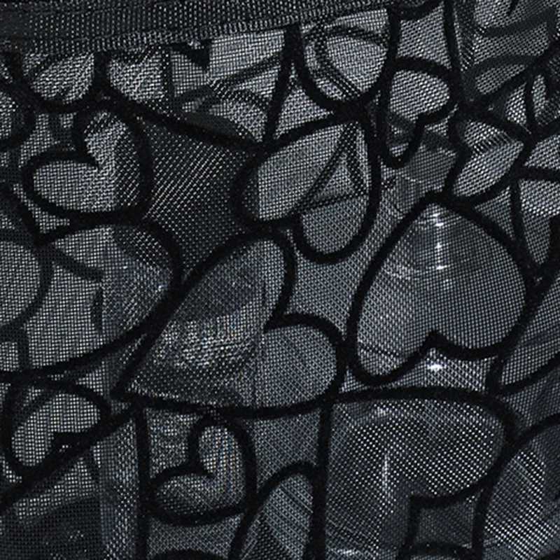 Love style handheld makeup bag travel transparent mesh storage bag travel storage makeup bagW251021