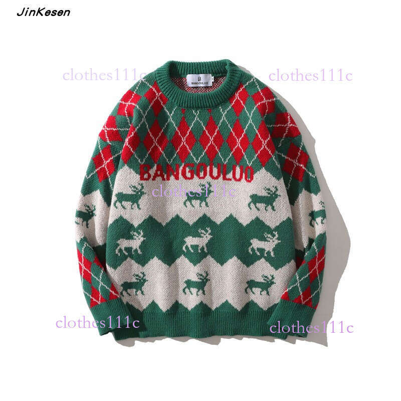 Autumn Winter Of The Zodiac Red Sweater For Men And Women Celebrating New Year Rabbit