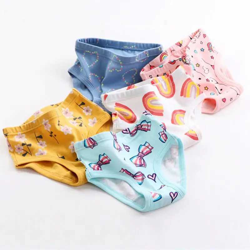 3 pcsBag Children Girls Underwears Fashion Breathable Loose Panties J251021
