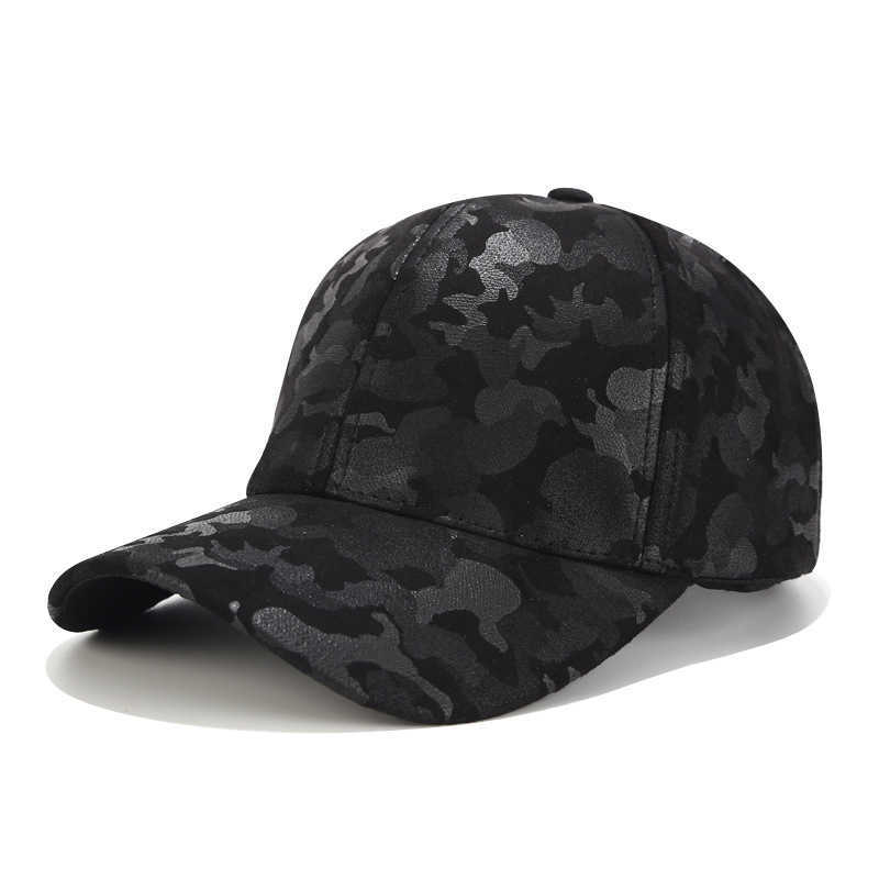 Suede Camouflage Baseball Cap Womens Outdoor Sports Jungle Hat Sun Visor Hat H251020