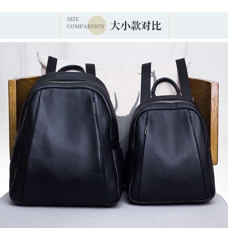 For Women New Trendy Large Capacity Practical Genuine Soft Leather Casual Women S Backpack Travel Bag High Quality