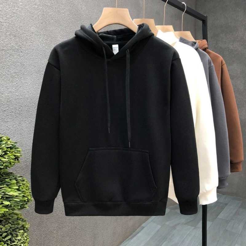 No Male Hoodie Brand High Quality Simple Designer Cotton Y2k Vintage Aesthetic Tops Clothes Mens Hooded Sweatshirt White W251021