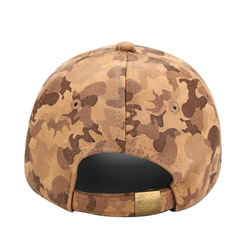Suede Camouflage Baseball Cap Womens Outdoor Sports Jungle Hat Sun Visor Hat H251020
