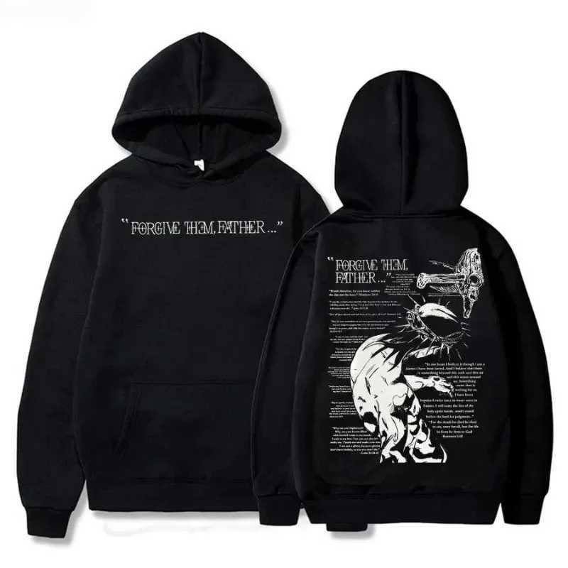 2025Christian Jesus Merch forgives Fathers Bible Day printed hoodie mens streetwear hiphop sportswear casual top CJ2 W251021
