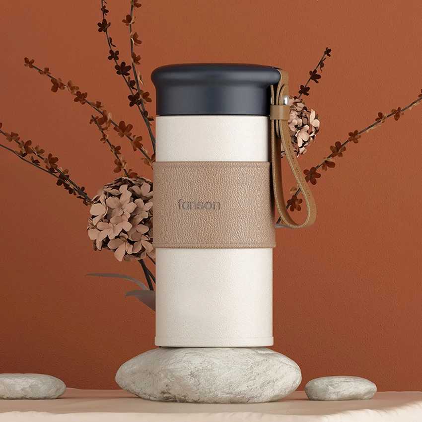 Cute Water Bottle Thermal g Portable Thermos Bottle For Tea Travel Insated Coffee Cup Stainless Steel Vacuum Flask 330ml Y251021