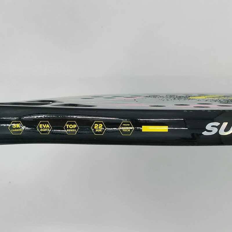 Camewin 3K Beach Tennis Racket Full Carbon Fiber Rough Surface Outdoor Sports Racket For Men Women Adult Senior Player 2024 New W251021