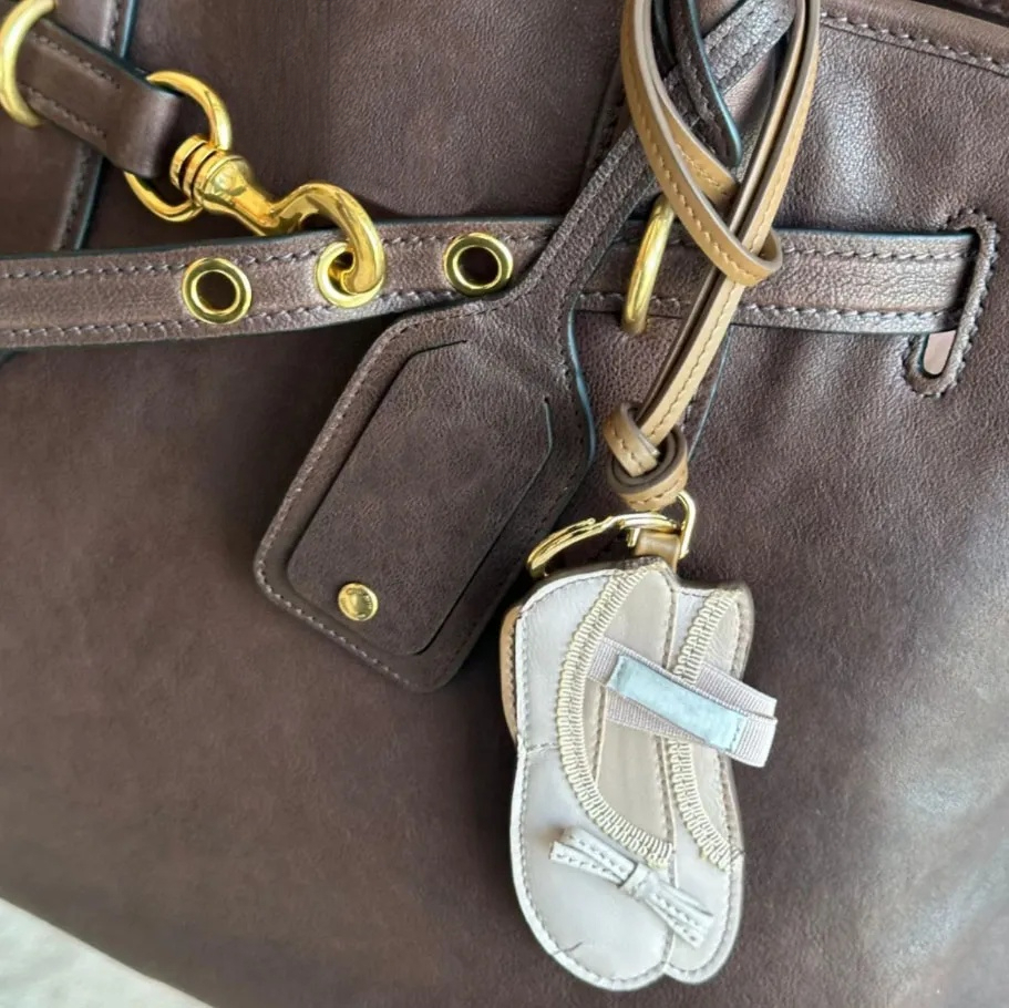 Lanyards Keychains Cute Pendant Accessories Design Mini Ballet Shoes Blue shirt Ornament Charms Clothing Personality Hanging On Bag Pendants gifts 555