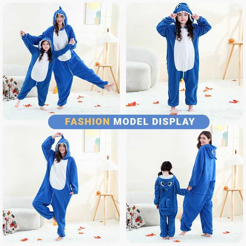 MICHLEY Cosplay Costume Cartoon Animals Jumpsuit Onesie Overalls Family Matching Outfits For Mother Kid Children Party Halloween L251021FWOR