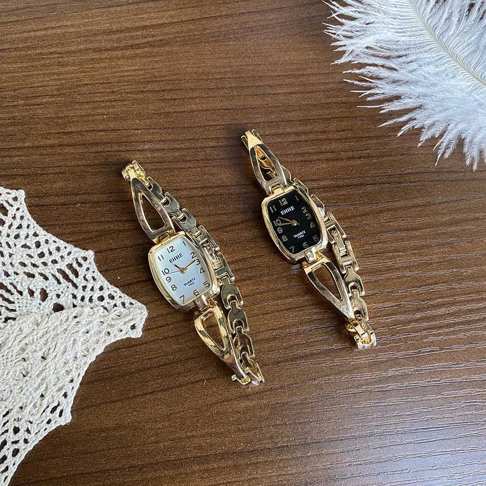 Cute Women Bracelet Mujer Golden Small Dial Quartz Hot Popular Wrist Hour Female Ladies Elegant es MiniXJ251021
