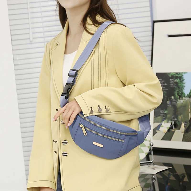 Waist Bags For Women Polyester Leisure Color Waist Bag Shoulder Crossbody Chest Bags Handbags AllMatch Messenger Belt Bags Z251021