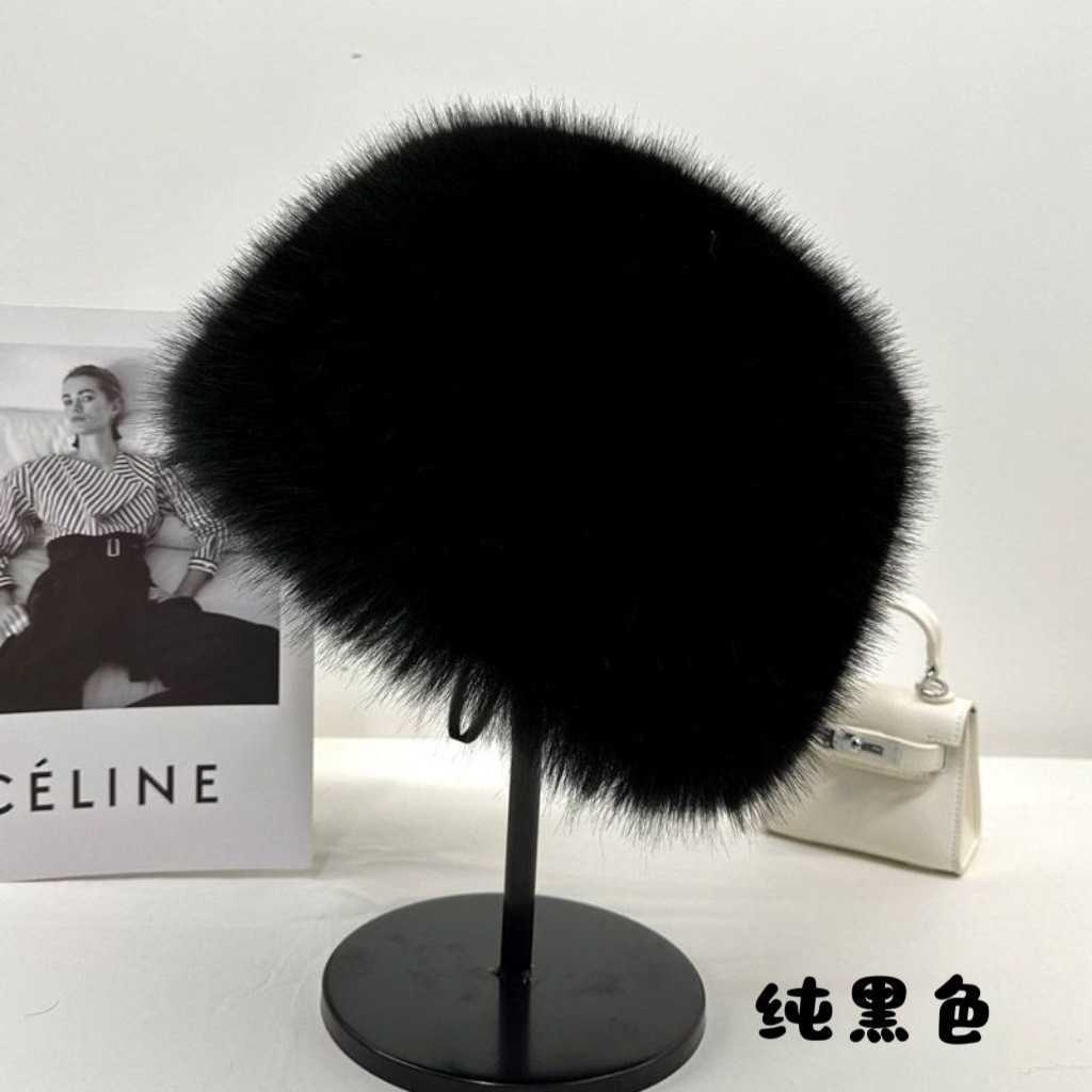 Womens Hat Autumn Winter New Imitation Mink Fur Fisherman Hat Fashion Thickened Warm Ear Protection Plush Hat Bucket Hat H251020