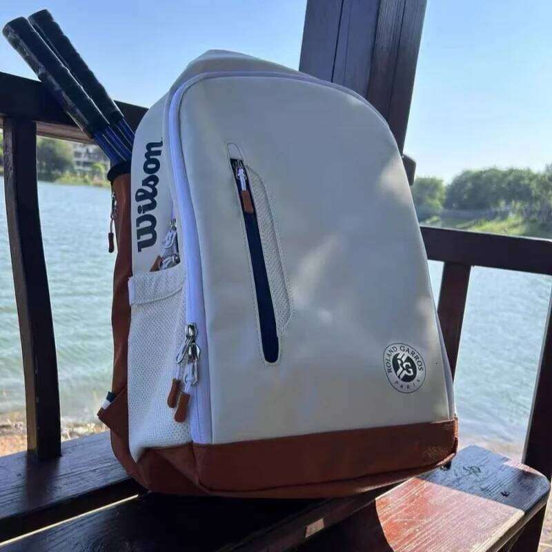 Designer Luxury Wilson Holds Tennis Rackets French Open Shoulder Court Racket Bag Men Women Padel Sports Backpack