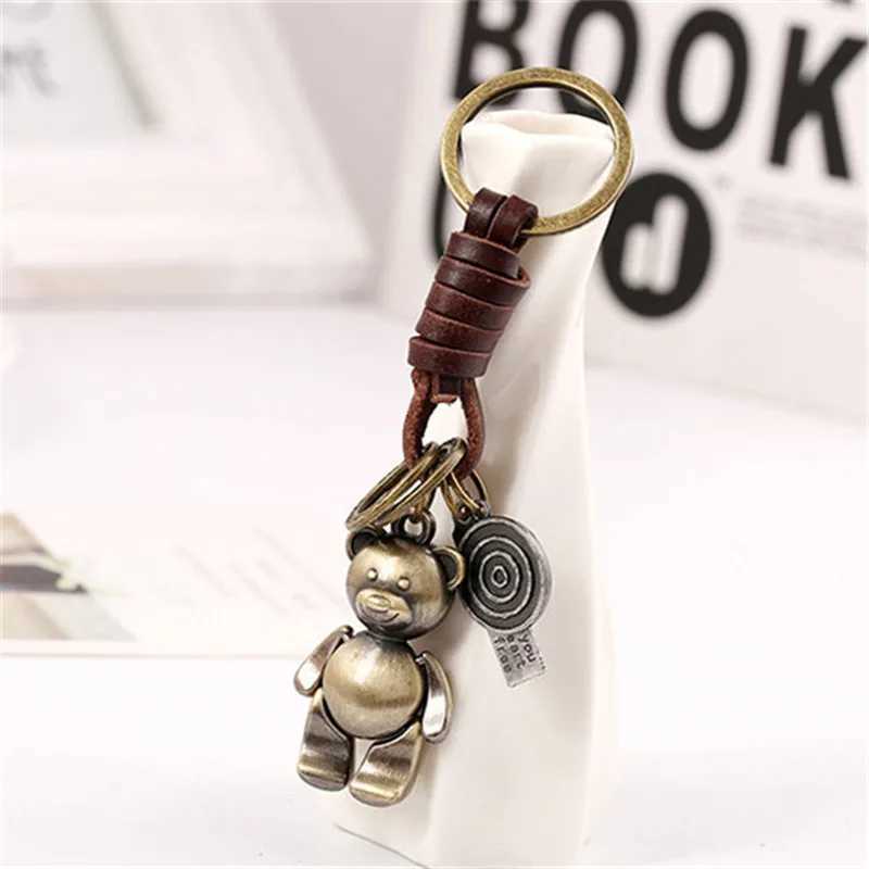 LETAPI 2025 New Brand Keychain Bear Keychain For Women Punk Assassins Creed Vintage Jewelry Metal Pubg Anahtarlk Birthday GiftS W251021
