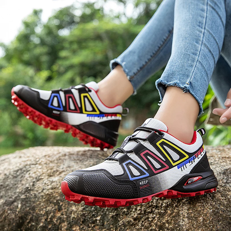 Womens Waterproof Hiking Shoes Outdoor Sports Shoes Womens Walking Travel Sports Shoes Bicycle Sports Shoes Running Sports Sho 251010