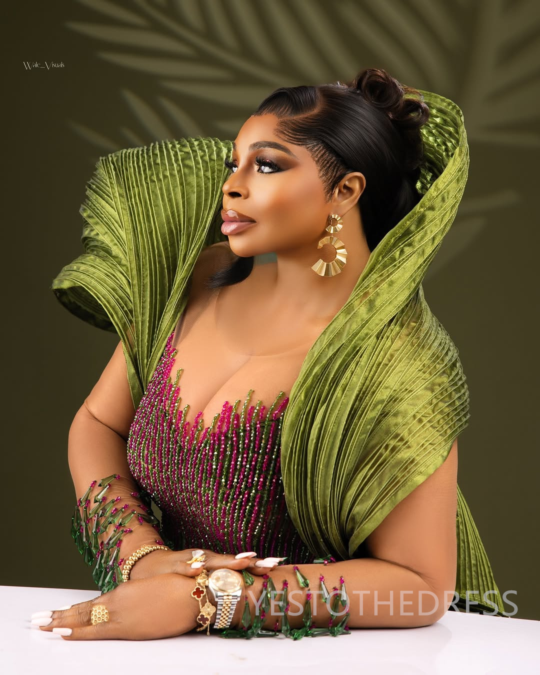 Plus Size Oliver Prom Dresses 2026 Evening Dresses Illusion Mermaid Sheer Neck Long Sleeves Beaded Lace Crystals Flora Birthday Dress Second Reception