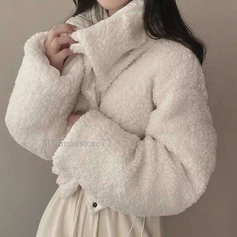 Women's Winter Tops Jacket Cotton Coat Skinny Long Sleeve Lapel Short Warm Thickened Vintage New Comfortable Versatile womens coat