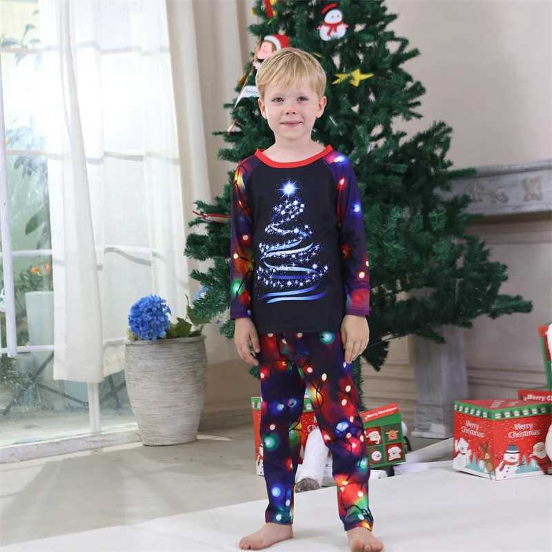 Christmas Family Matching Sets 2025 Father Mother Children Cartoon PajamasPants 2Pcs Xmas ParentChildren Homewear Clothes Suit L251021VLO6
