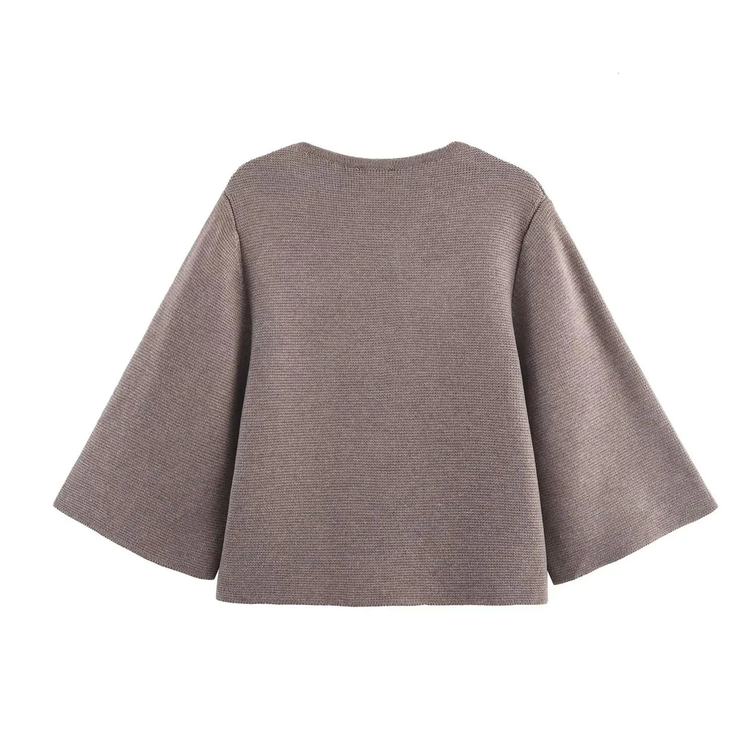 DiYiG WOMAN Autumn Fashion Cloth Button Knitted Cardigan Chic Round Neck Allmatch Long Sleeve SweaterOuterwear Mujer 251017