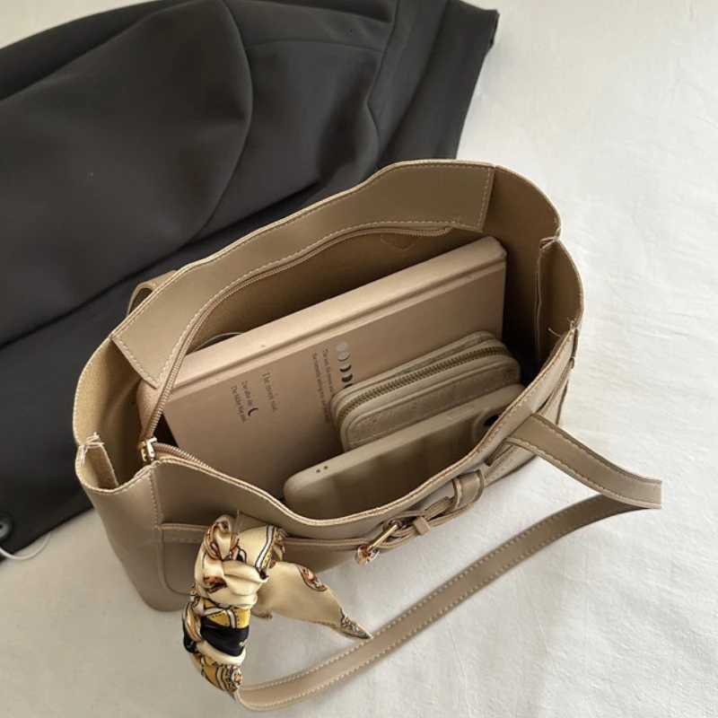 HighEnd Womens Tote Bag 2025 New Fashion Single Oulder Handbag Large Capaci Commuter Bag Soft PU Leather Casual SleXJ251021