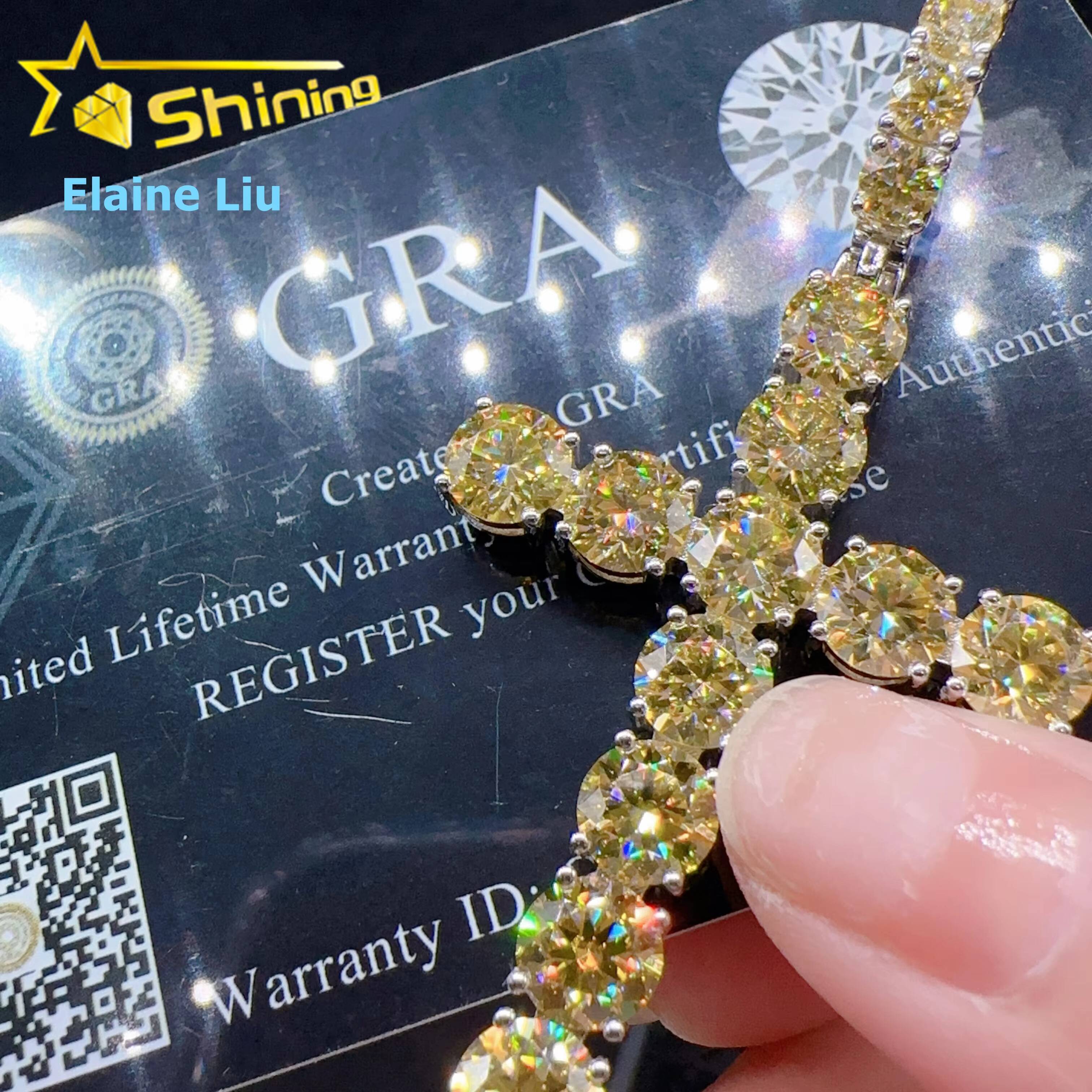 Fine Jewelry Hip Hop Sterling Silver 925 Iced Out Custom Photo Custom Pendant VVS Moissanite Diamond Cross Pendant