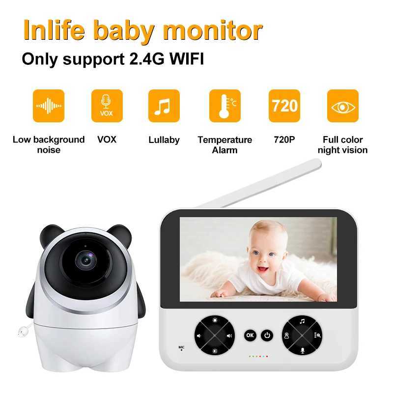 Smart indoor security protection mother home surveillance 43 inch wireless WiFi video voice intercom baby electronic camera J251121