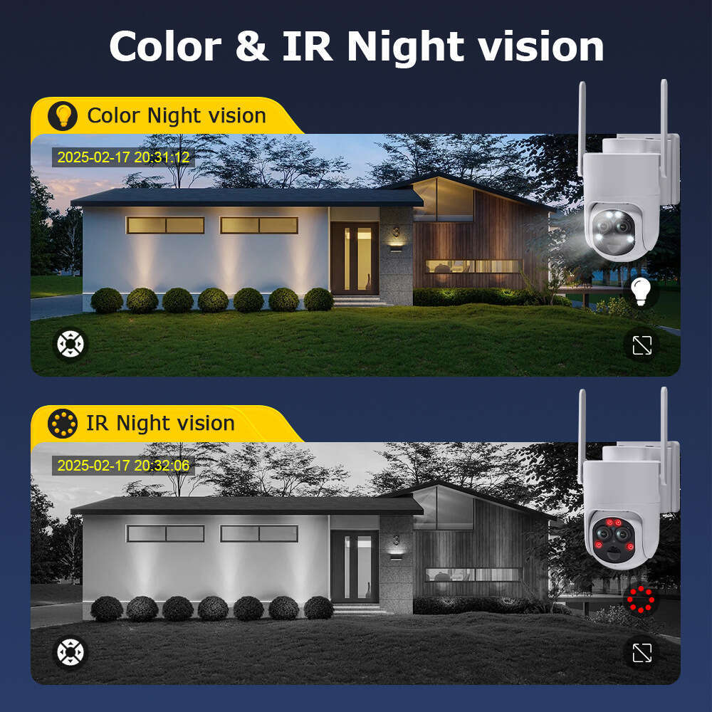 Solar 4G 12X ZOOM Low Power Consumption Binocular Zoom Wifi Outdoor Camera