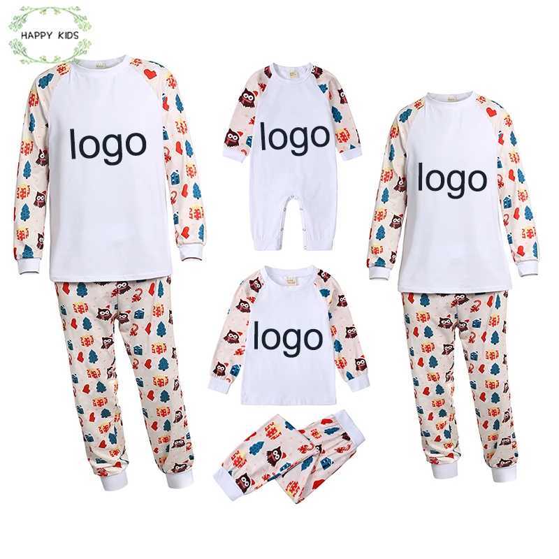 2025 New DIY Add Own Personzed Father Mother ChildrenBaby Sleepwear Christmas Pajamas Clothes Family Matching Outfits Custom L251021NDQV