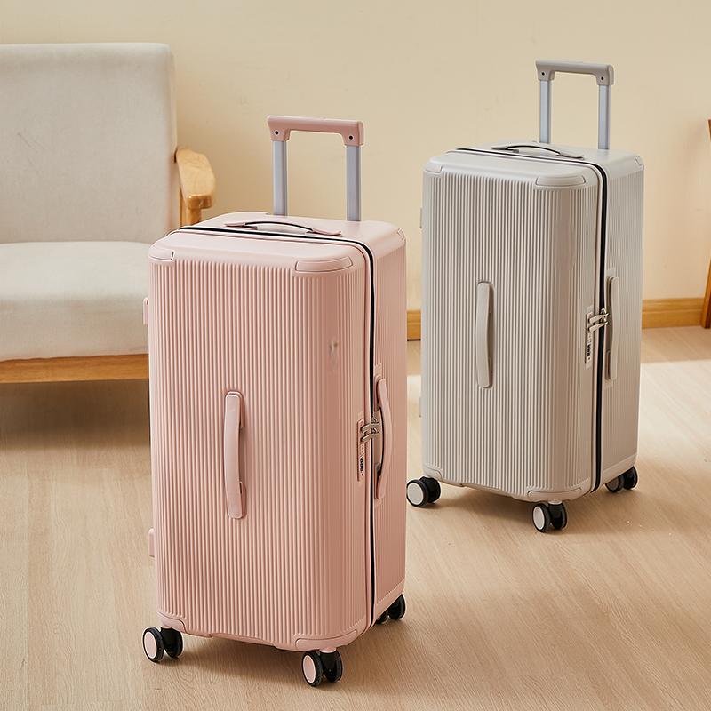 Women's Sports Luggage, Large Capacity PC Travel Suitcase with Silent Wheels, Minimalist Luxury Luggage-25019