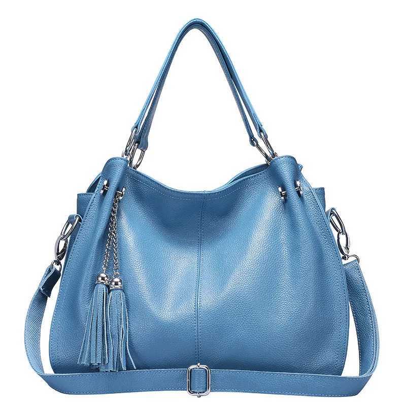 Fashion Women bag genuine leather handbag lady tassel shoulder messenger bags Hobos Z251018