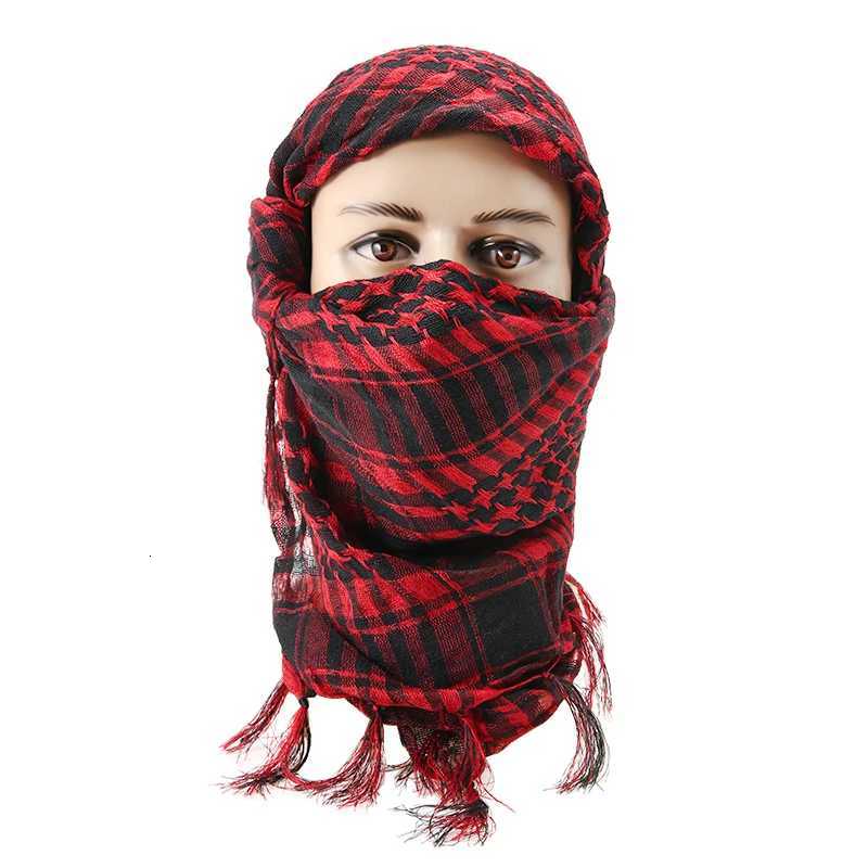 Houndstooth Scarf Plaid Hijab Bandana Hiking Scarves Arab Tactical Elegant Womens Shawl Shemagh Light Tassel For Men 100X100cm W251021