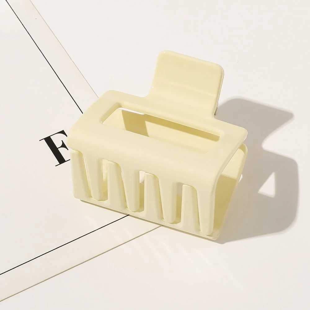 Korean Mixed Color Hair Claws 5cm Square Matte Colorful Cute Hairpin Small Grab Clips Hair Clip Hair Accesseries Gifts for GirlsW254021