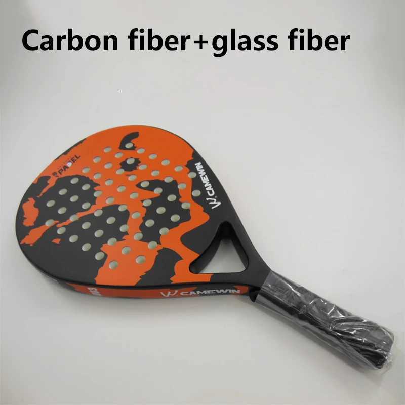 Lightweight Carbon Fiber Cage Padel Racket Tennis Racquet Sports Equipment Fitness And Health Good Elasticity High Quality W251021