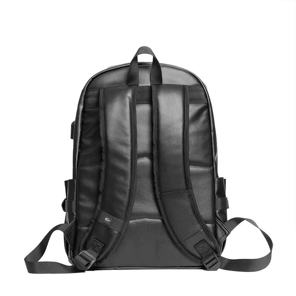 free shipping Black Men Backpacks Luxury Students School Bag Luxury Laptop Bags Leather String Backpack Business Travel Back Bags