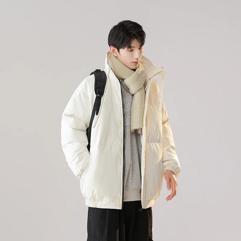 Winter Mens Thicken Warm Parkas Stand Collar Windproof Casual Male Overcoat Fashion Quality Cotton Jackets for Mens Comfortable 251021