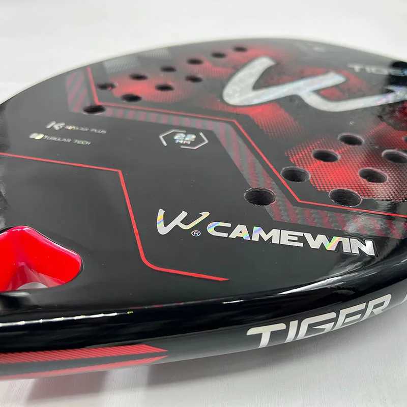 TIGER Kevlar Camewin Beach Tennis Racket Adult Professional Carbon Frame 320g Feminino New With Bag Gift 2024 W251021